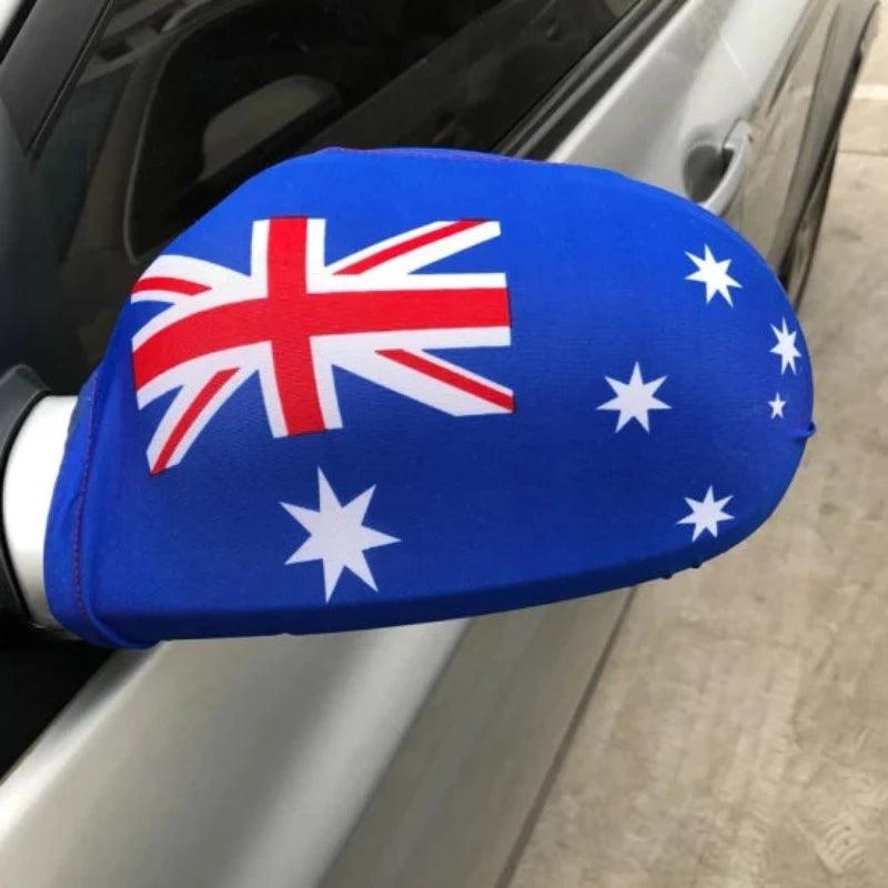 Australia Car Mirror Flag - product view