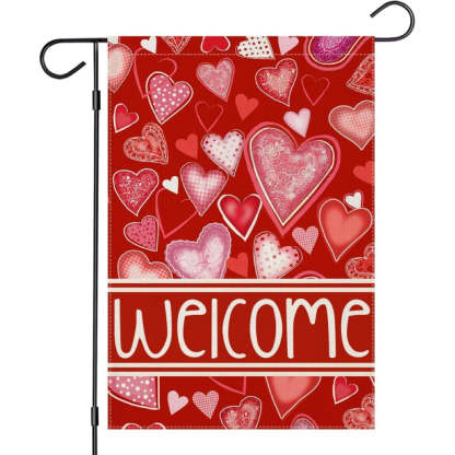 Double Sided Design Valentine Day Garden Flag-Globe Flags