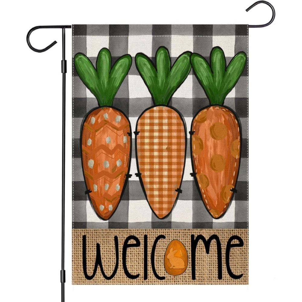 Welcome Easter Garden Flag-Globe Flags