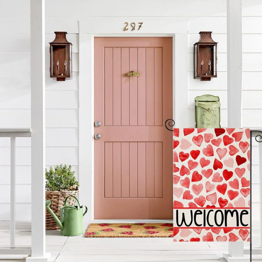 Outdoor Decor Welcome Printed Garden Flag-Globe Flags