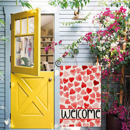 Outdoor Decor Welcome Printed Garden Flag-Globe Flags