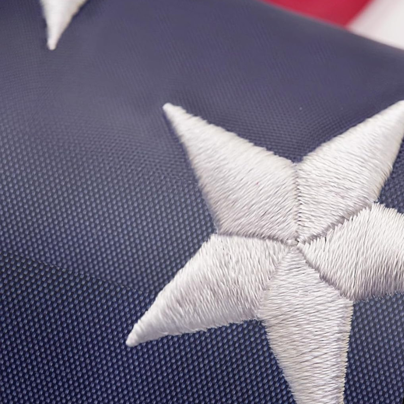 Embroidered Design American Flag-Globe Flags