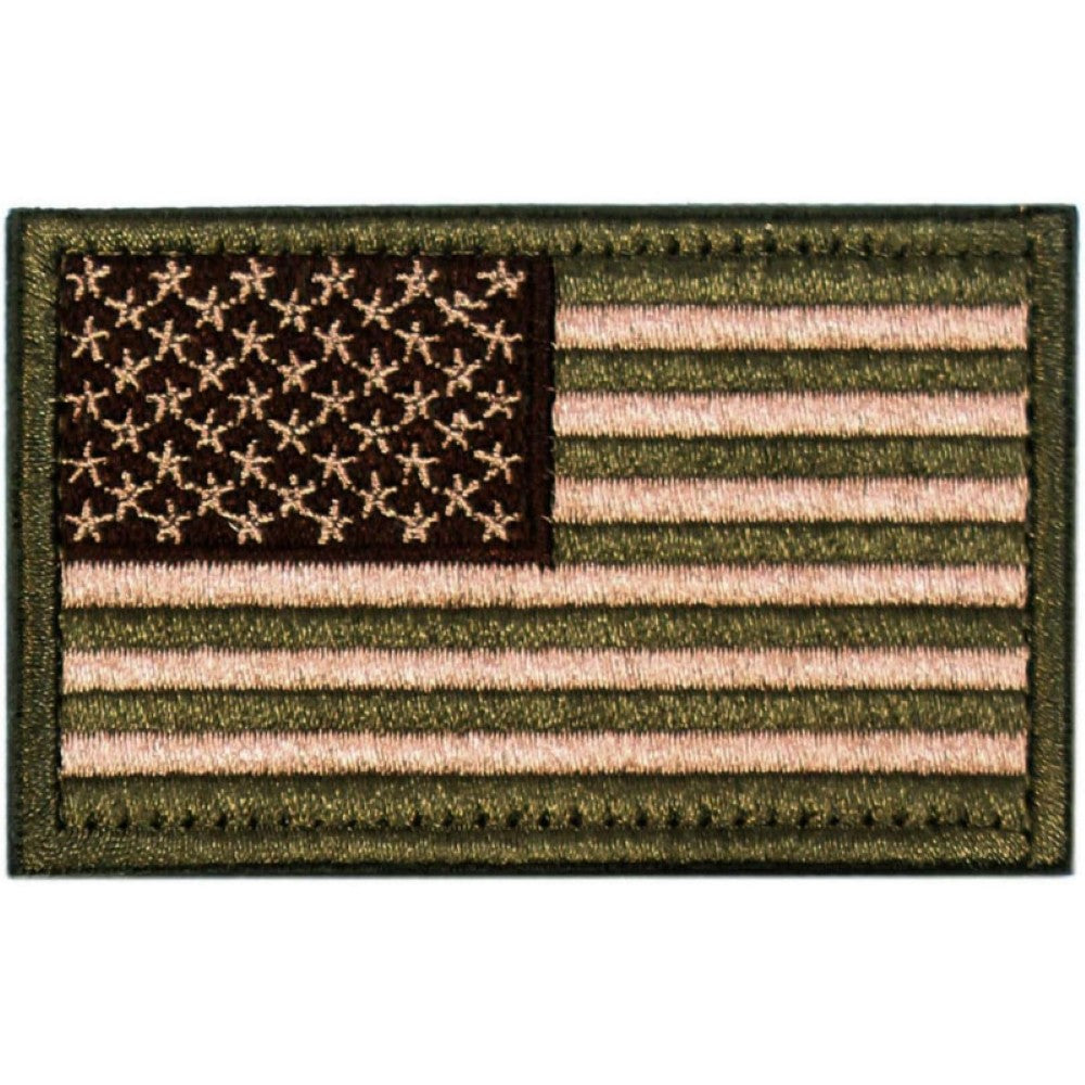 Embroidered Flag Patch With Hook And Loop Backing-Globe Flags
