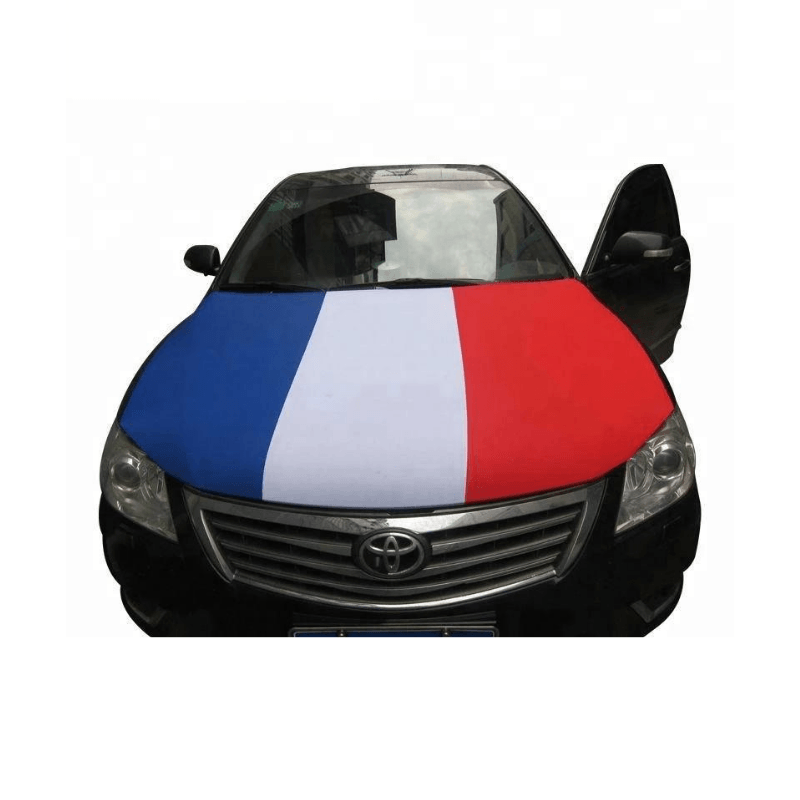 France Car Hood Flag-Globe Flags