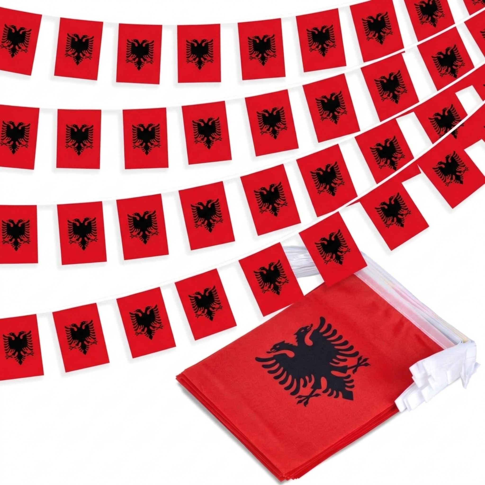 Official FIFA 2026 Albania Flag Banner