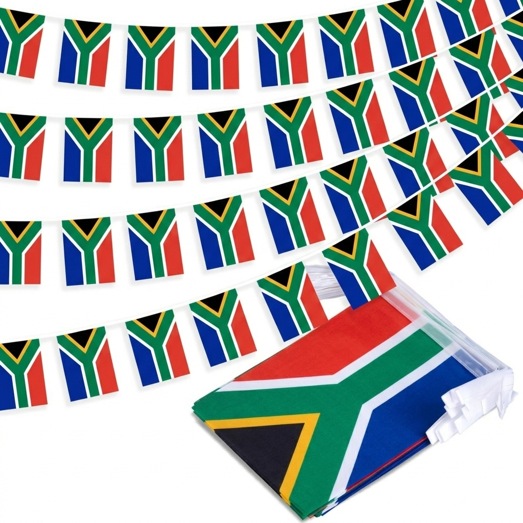 Official FIFA 2026 South Africa Flag Banner - front view