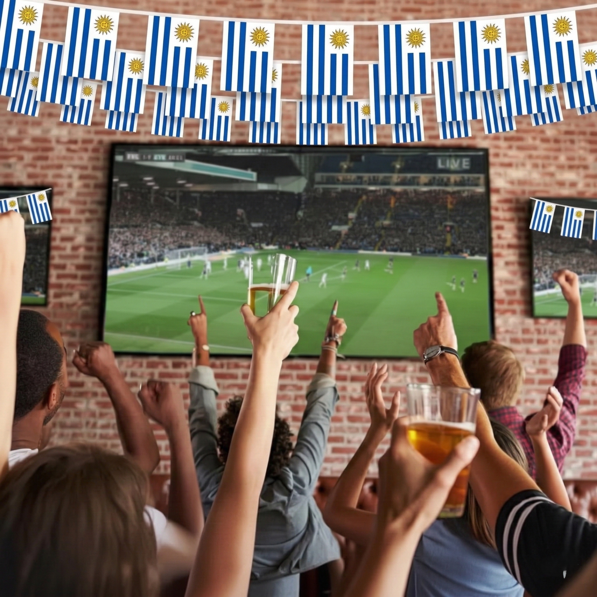 Official FIFA 2026 Uruguay Flag Banner