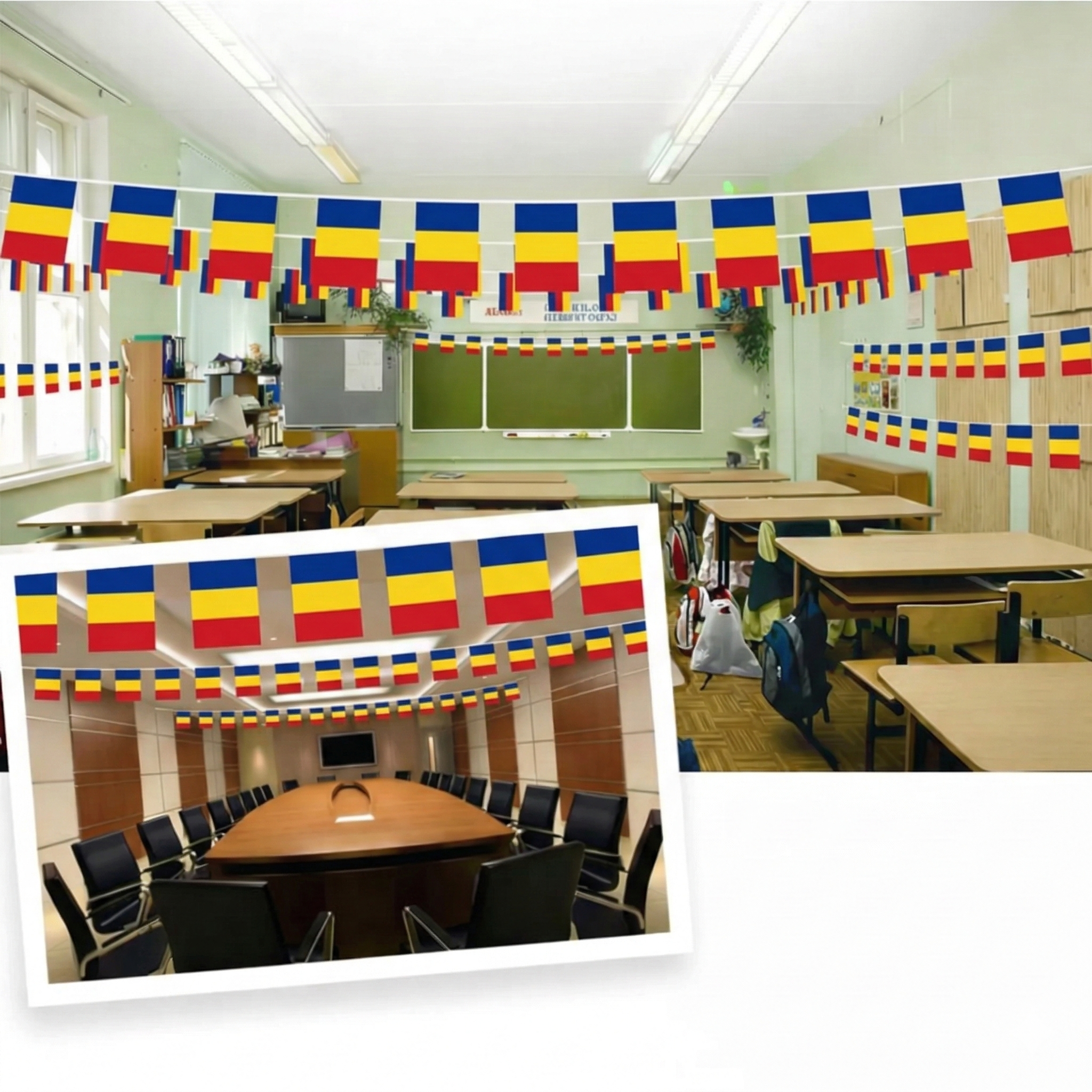 Official FIFA 2026 Romania Flag Banner