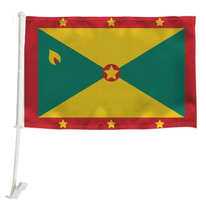 Grenada Car Window Mounted Flag For Car Decor-Globe Flags