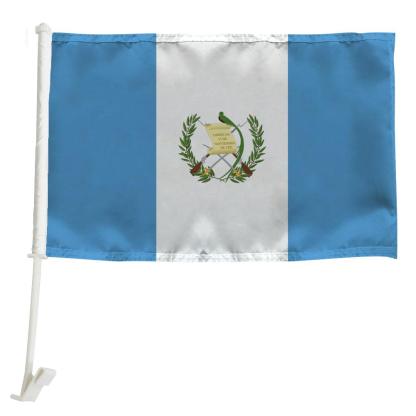 Guatemala Car Window Mounted Flag For Car Decor-Globe Flags