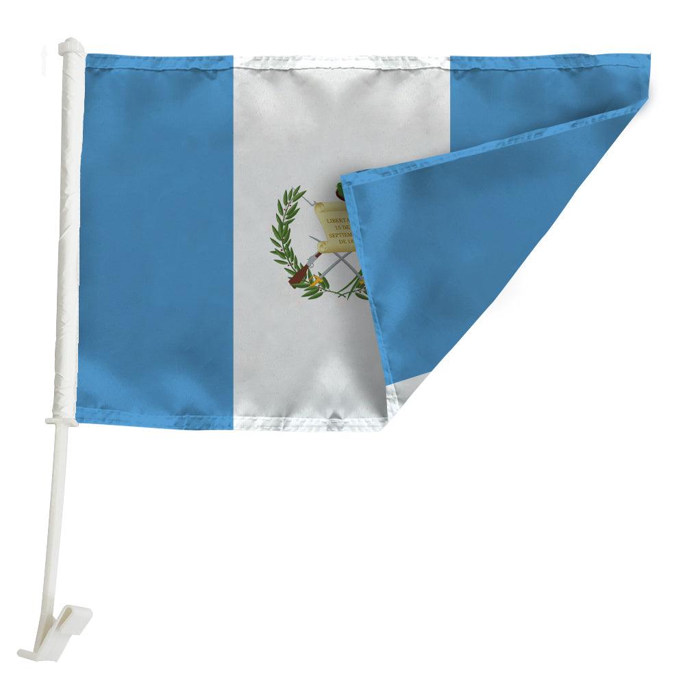 Guatemala Car Window Mounted Flag For Car Decor-Globe Flags