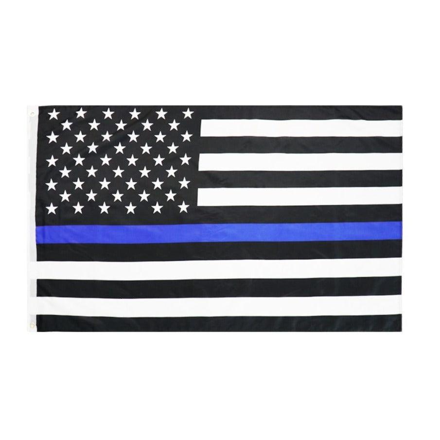 Thin Blue Line Flag-Globe Flags