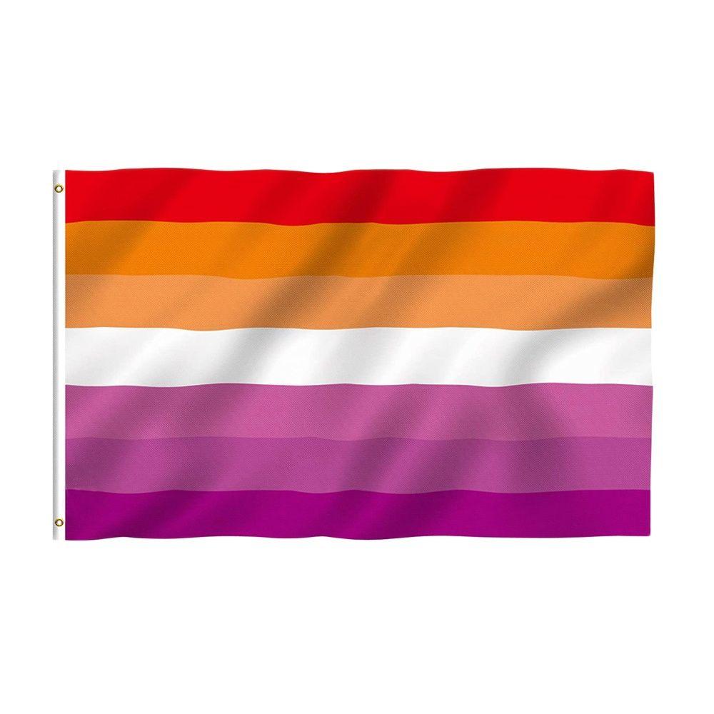 Sunset Lesbian Pride Flag-Globe Flags