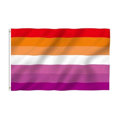 Sunset Lesbian Pride Flag-Globe Flags