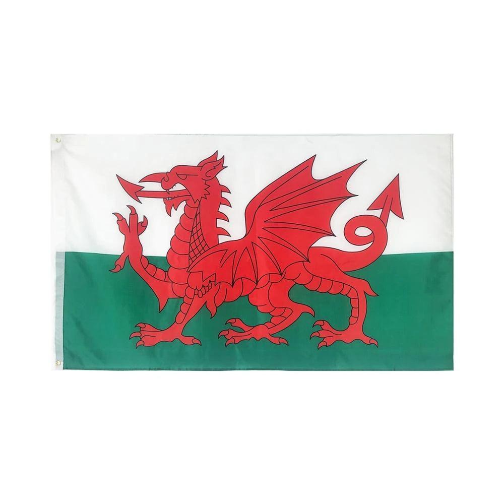 Wales Red Dragon Flag Durable Polyester Flag-Globe Flags