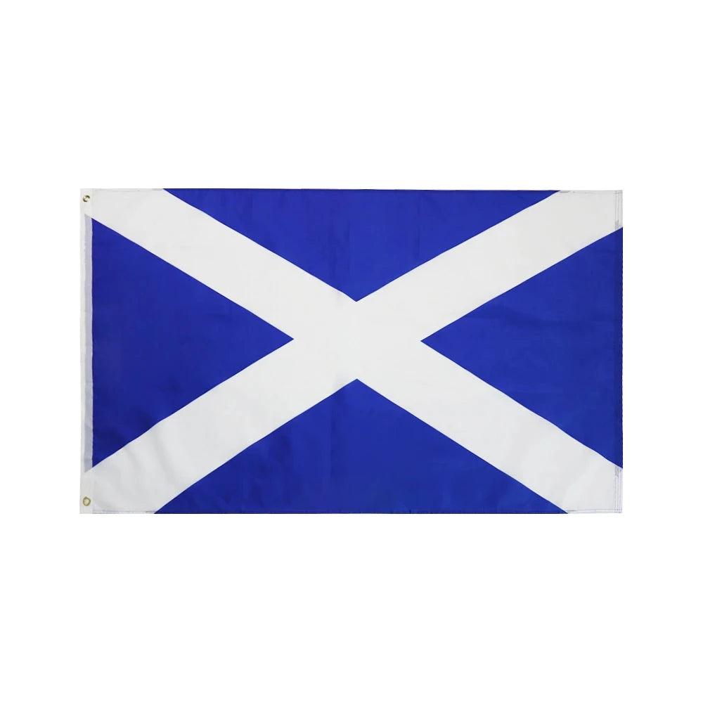 Scotland Flag - front view on white background