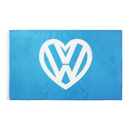 Volkswagen VW Heart Flag-Globe Flags
