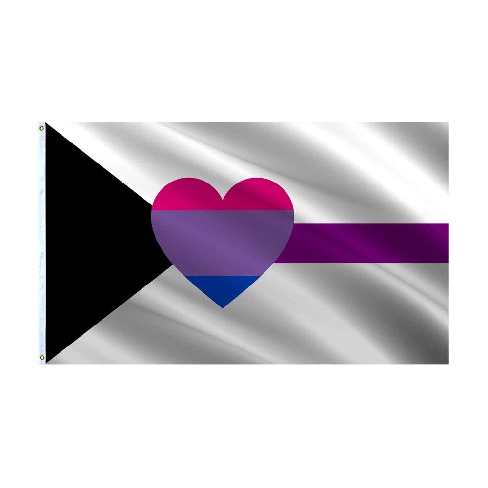 Demisexual Pride Heart Flag-Globe Flags