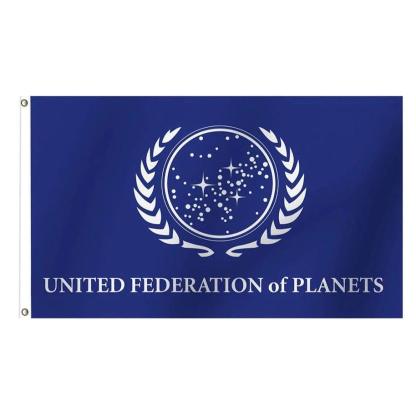 United Federation Planets Flag-Globe Flags