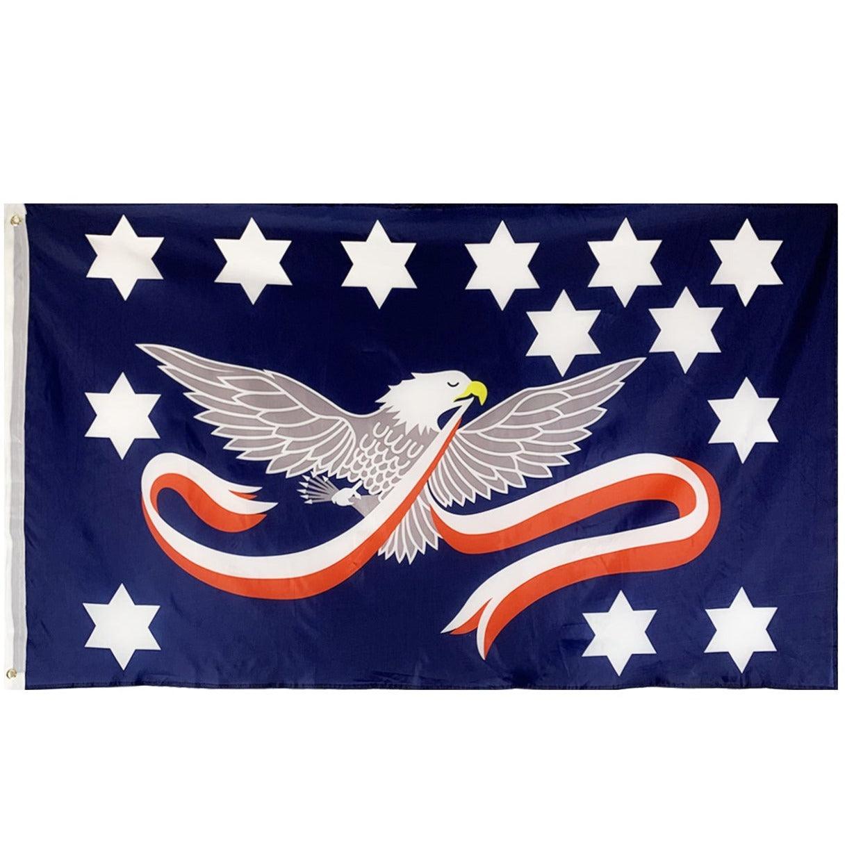 Whiskey Rebellion Flag - front view on white background