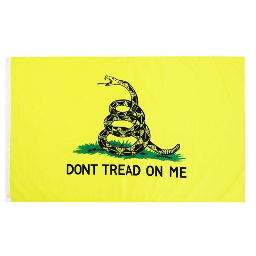 Don't Tread On Me Gadsden Yellow Flag-Globe Flags