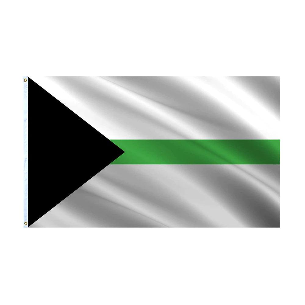 Demiromantic Pride Flag Symbol-Globe Flags