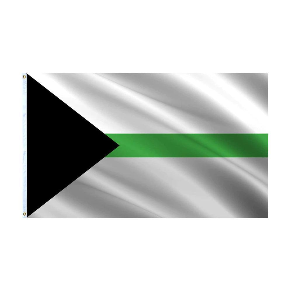 Demiromantic Pride Flag Symbol-Globe Flags