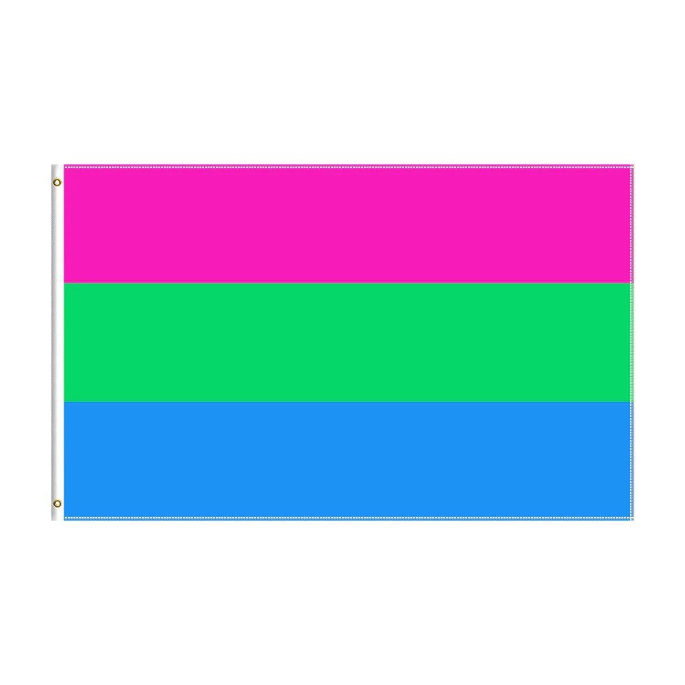 Polysexual Pride Flag Display-Globe Flags