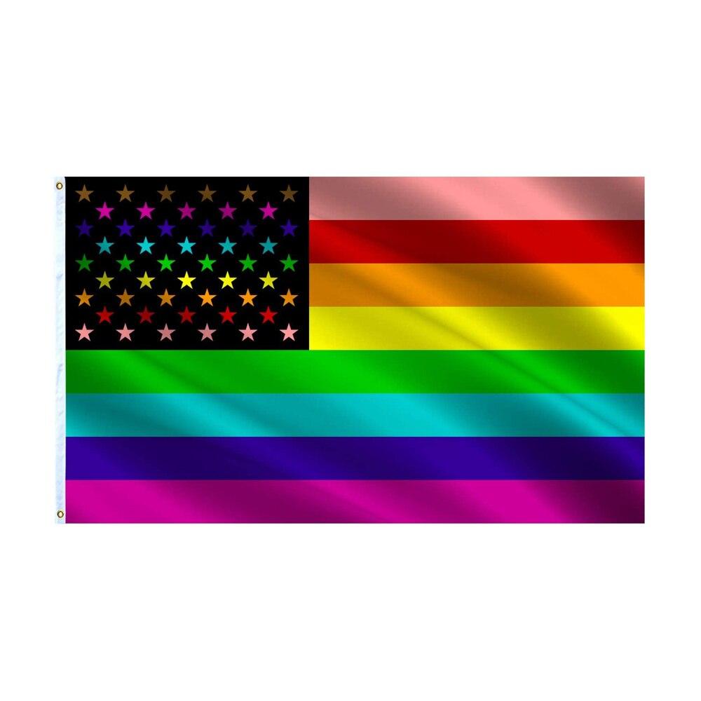 American Gay Pride Rainbow Flag - Pride LGBTQ+ Flags-Globe Flags