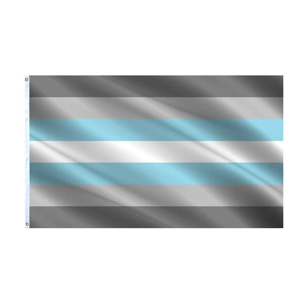 Demiboy Gay Pride Flag-Globe Flags
