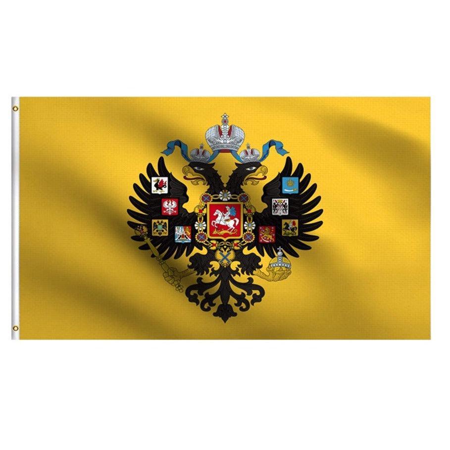 Historic Tsarist Tricolor Russian Imperial Czar Flag-Globe Flags