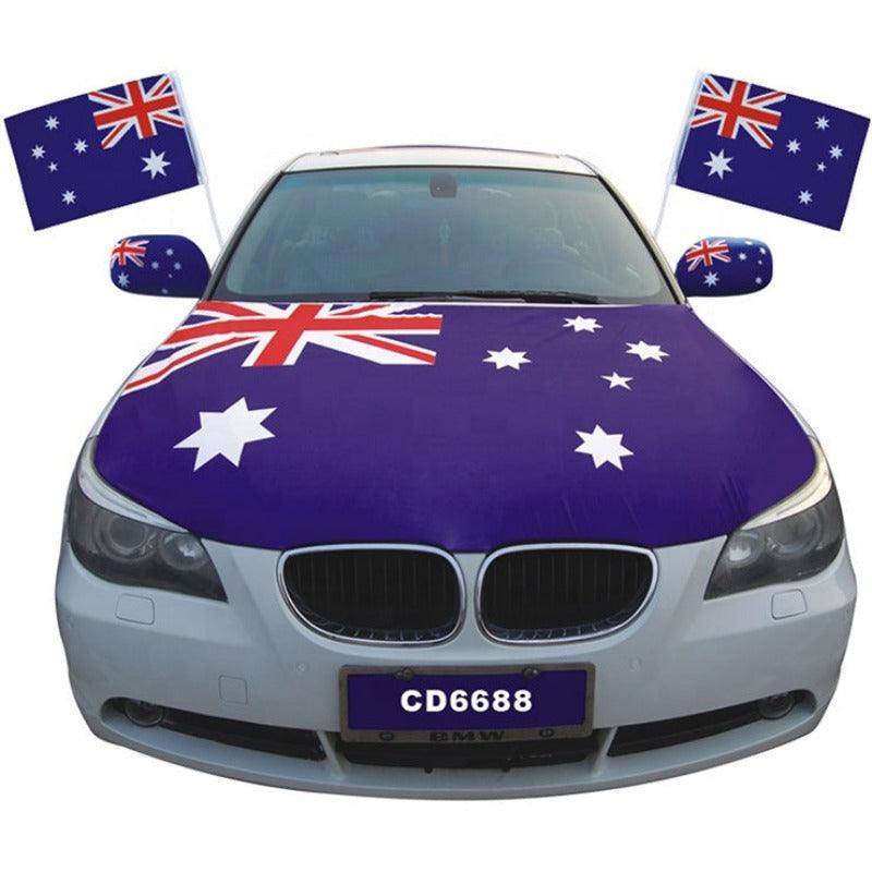 Australia Flag Car Hood - product view