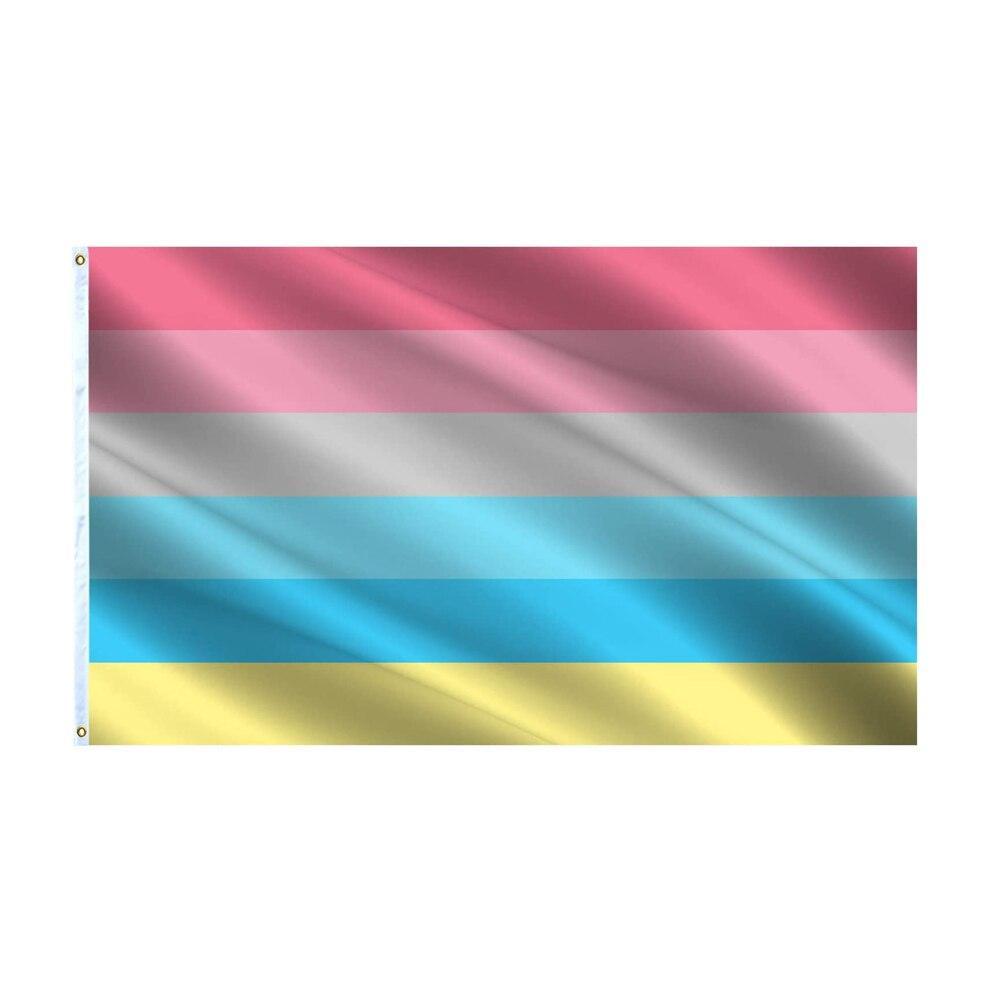 Genderflux Gay Pride Flag-Globe Flags