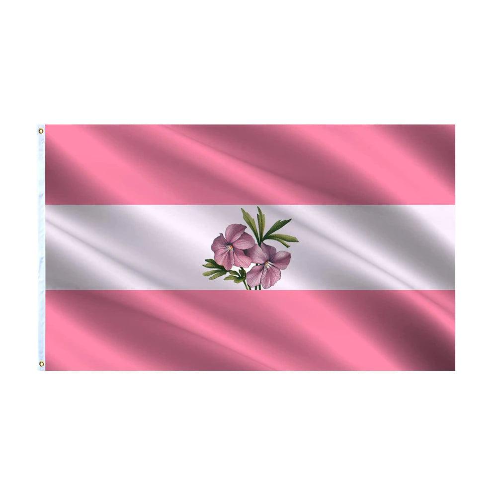 Original Sapphic Flower Flag-Globe Flags