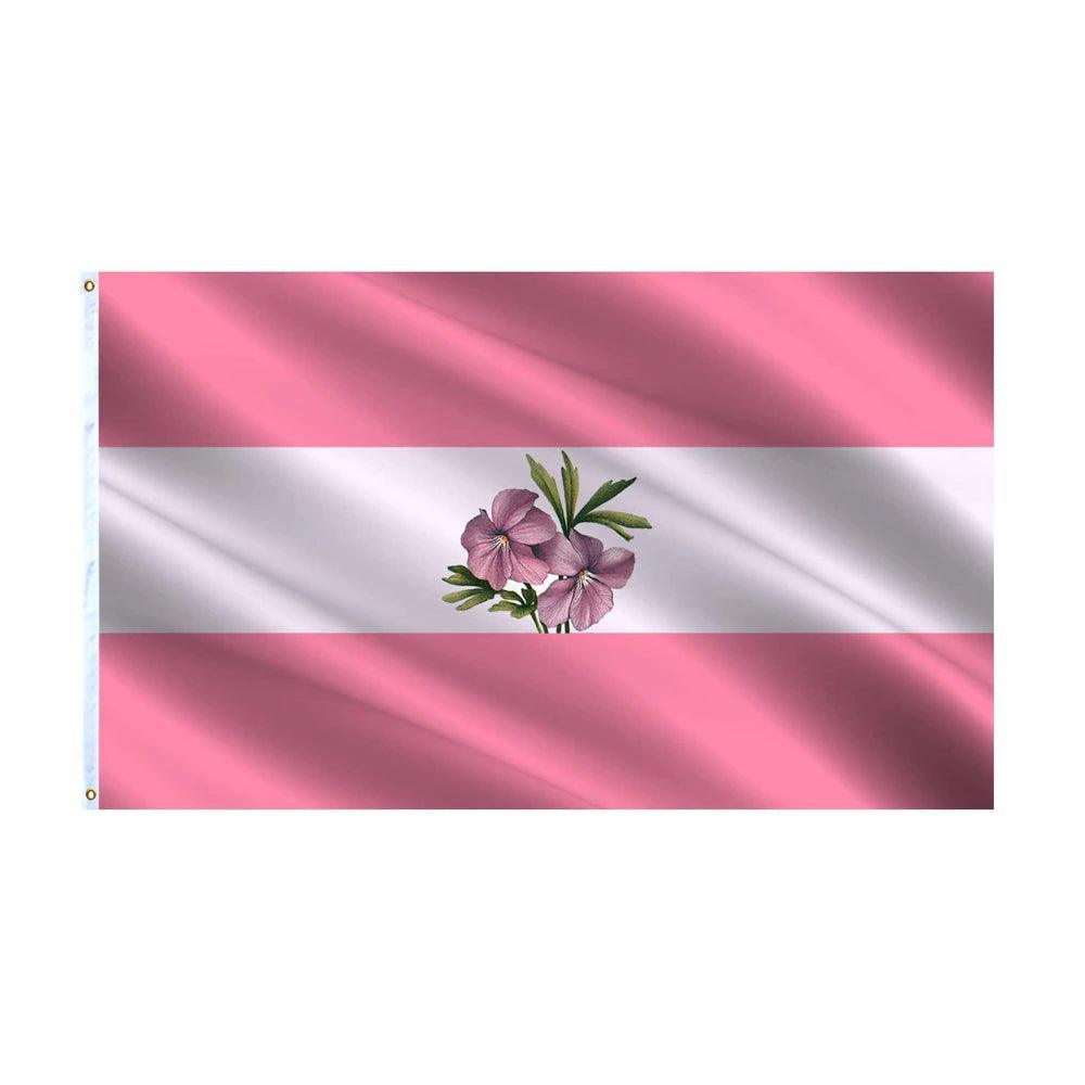 Original Sapphic Flower Flag-Globe Flags