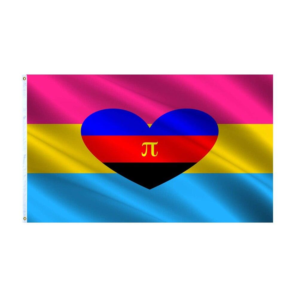 Pansexual Pie Rainbow Pride Flag-Globe Flags