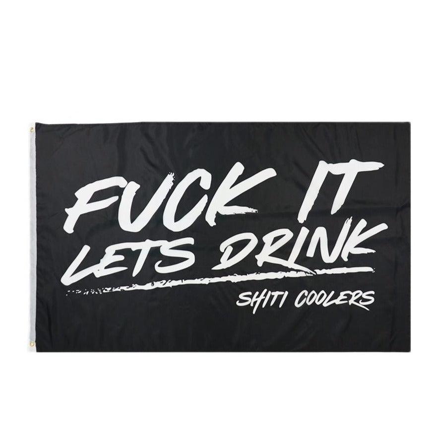 Party Slogan Banner For Dorm Bar And Bedroom | - front view