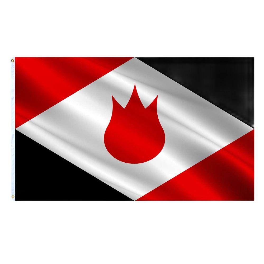 Badlands Fire DreamSMP Flag-Globe Flags