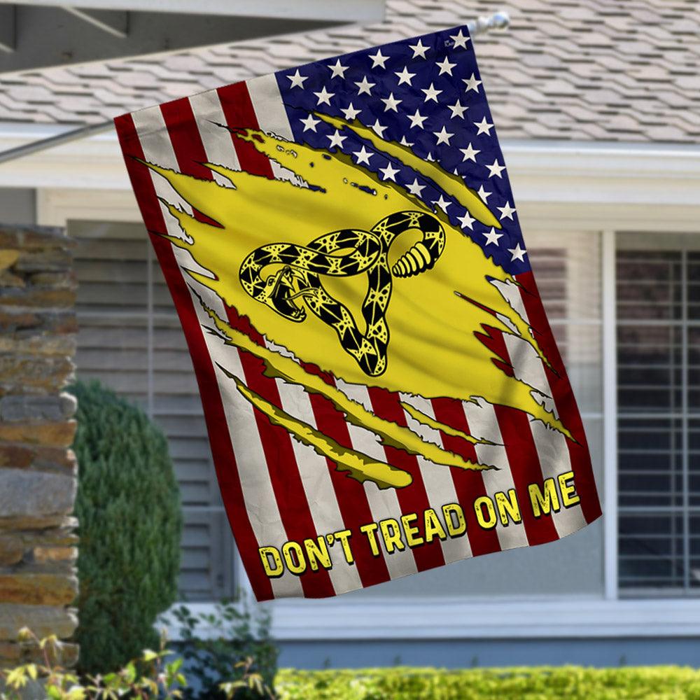 Tread On Me Flag A Symbol Of Strength Liberty And American Resolve-Globe Flags