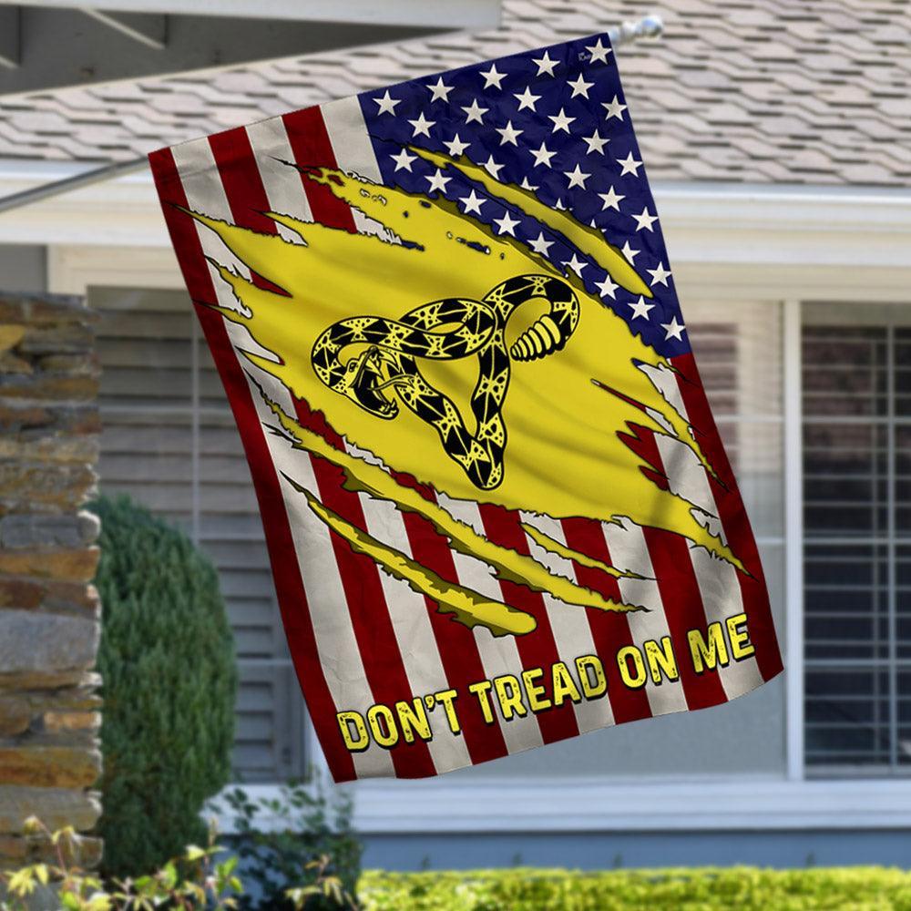 Tread On Me Flag A Symbol Of Strength Liberty And American Resolve-Globe Flags