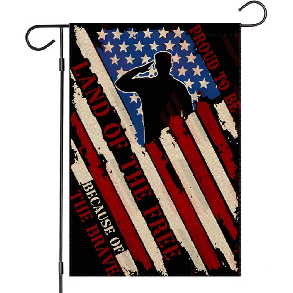 The Free Memorial Day Garden Flag-Globe Flags