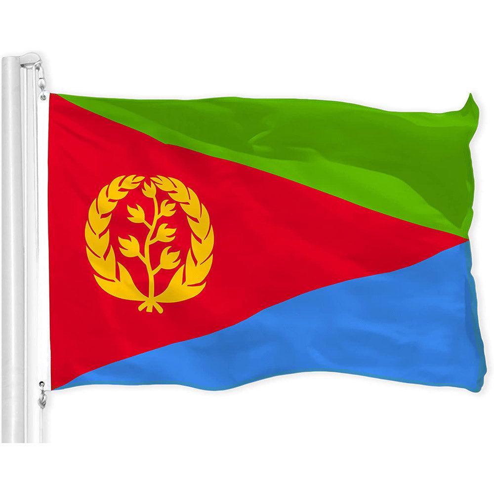 Flag Of Eritrea-Globe Flags
