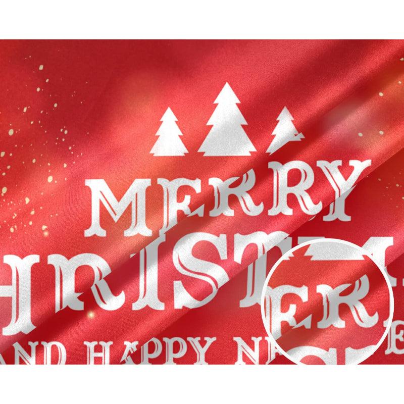 Red Christmas Flag – Red Flag to Celebrate the Holiday Season-Globe Flags