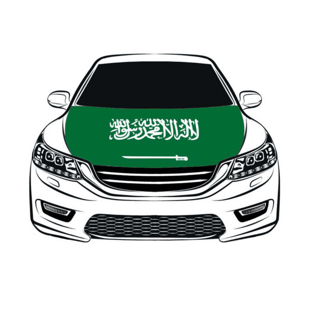 Saudi Arabia Hood Flag-Globe Flags