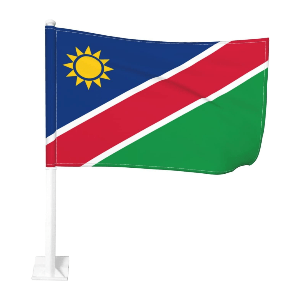 Namibia Car Window Mounted Flag-Globe Flags