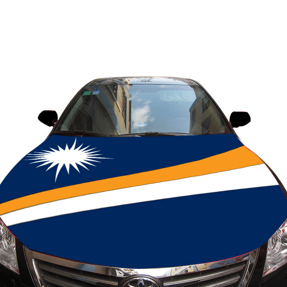 Marshall Islands Hood Cover-Globe Flags