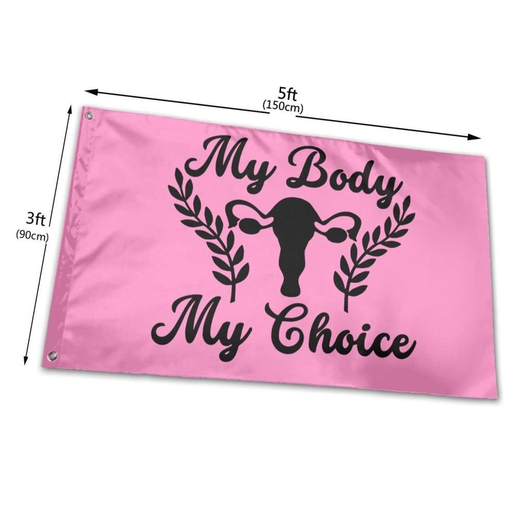 My Choice Pink Flag A Bold Statement Of Autonomy And Empowerment-Globe Flags