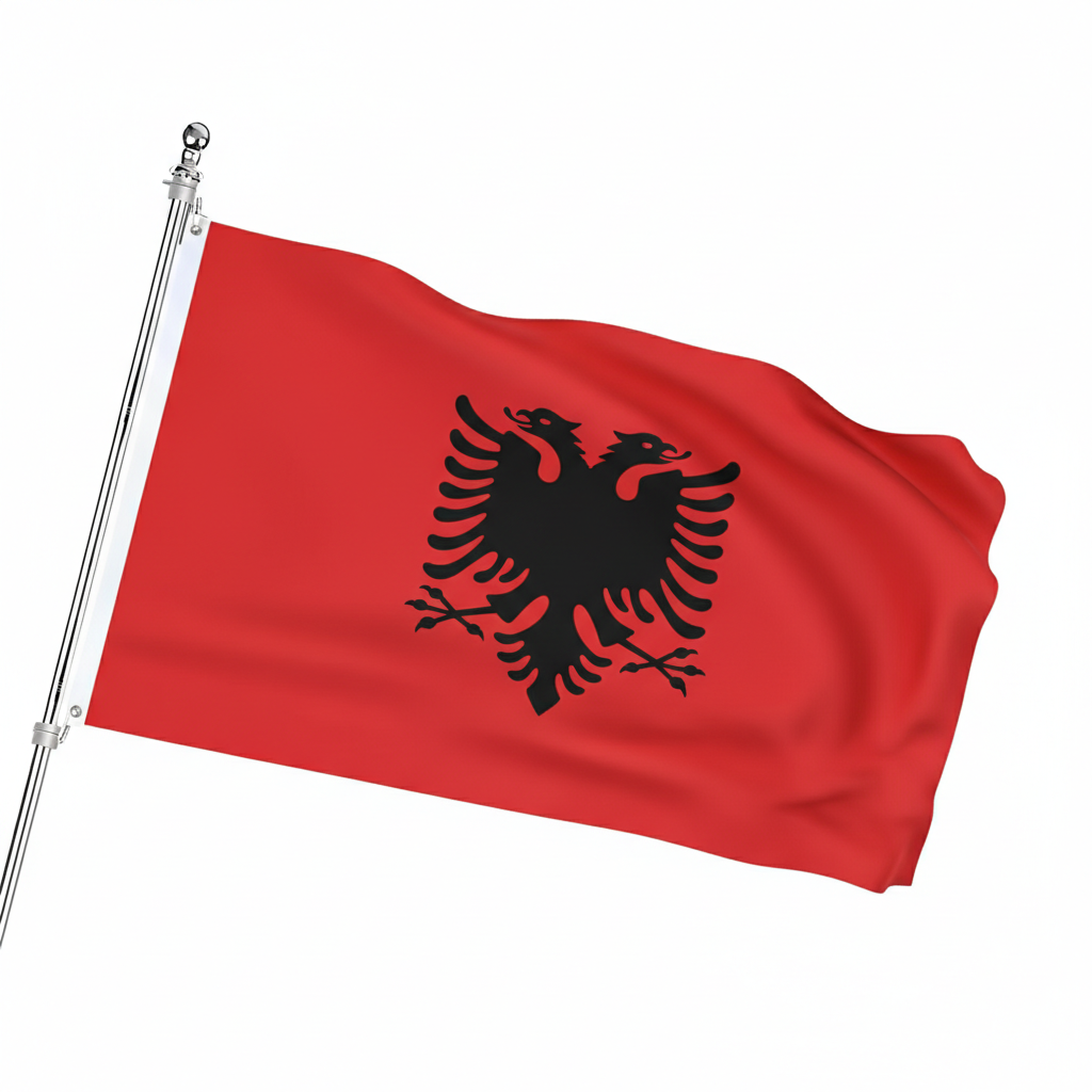 Official FIFA 2026 Albania Flag