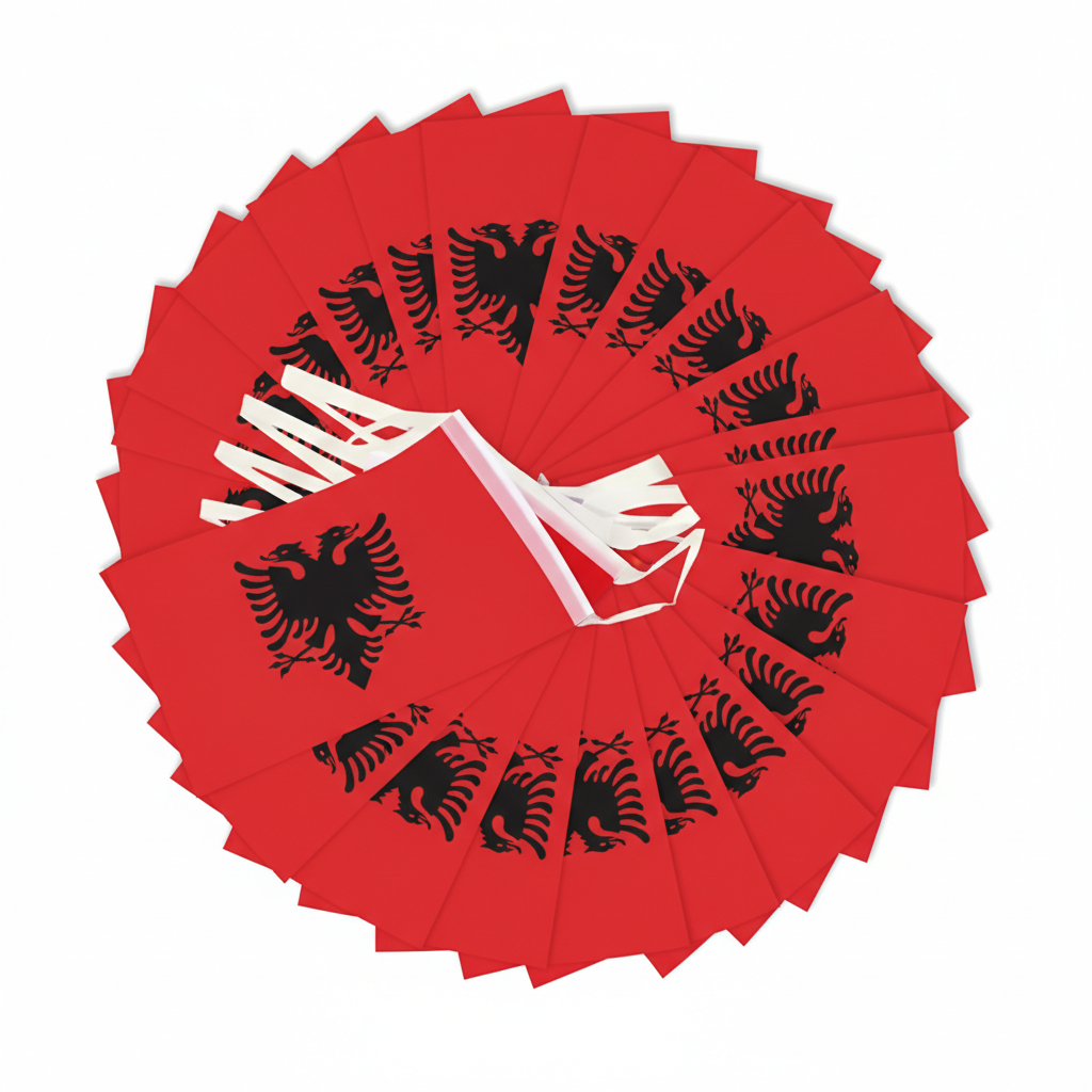 Official FIFA 2026 Albania Flag Banner