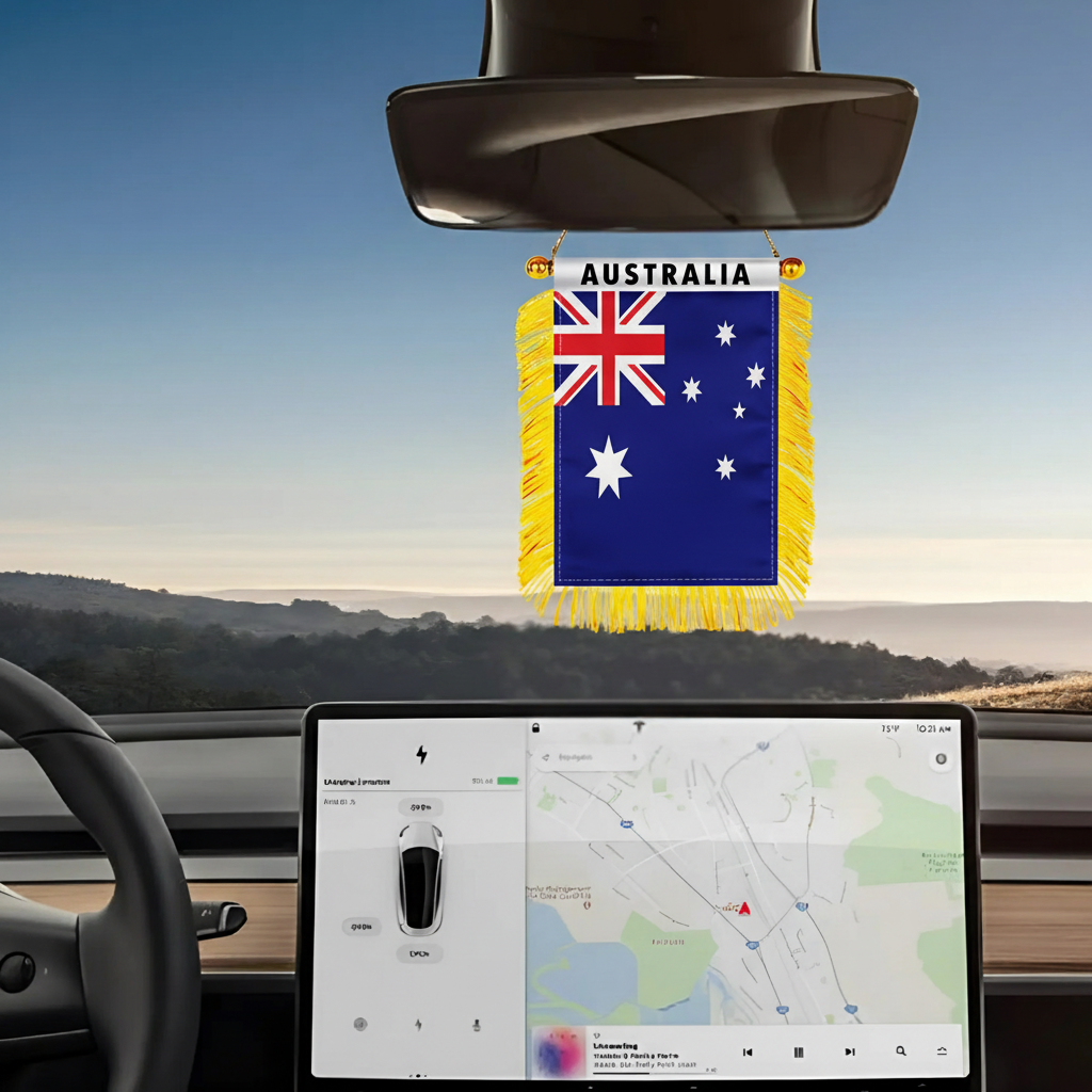 Official FIFA 2026 Australia Car Window Mini Decorative Flag